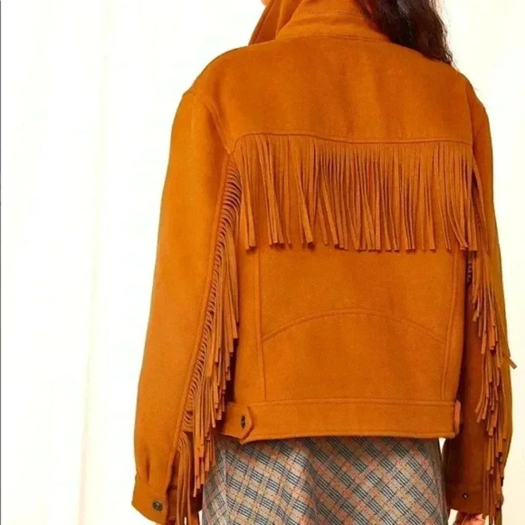 Free People “We the Free” Fringe Jacket - Picture 3 of 13